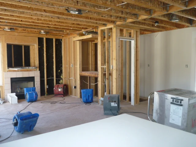 Restoring a flooded room